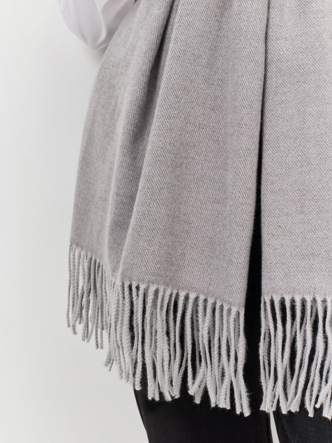 Теплый палантин с ангорой