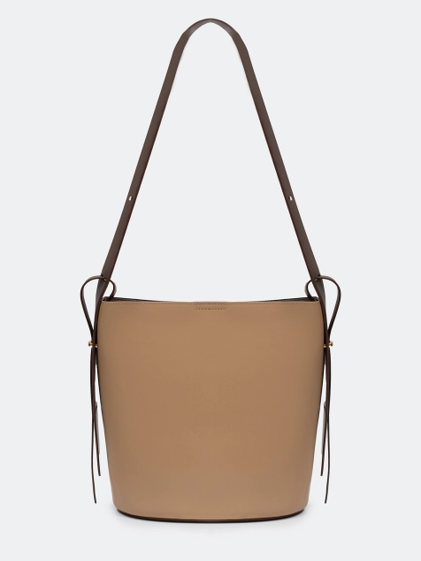 Кожаная двусторонняя сумка