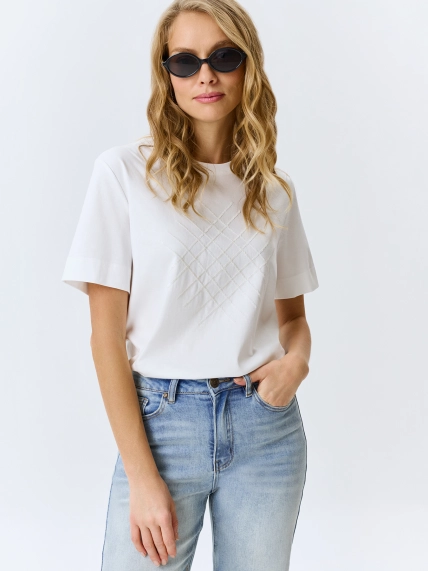 Футболка с мерцающими пайетками