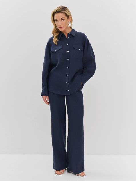 Рубашка из 100% льна