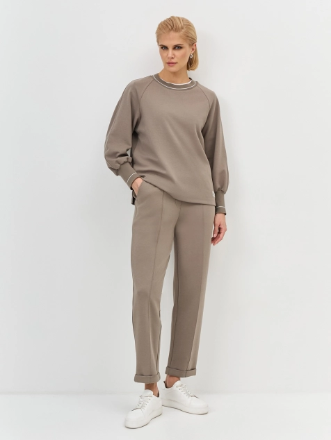 Джемпер из хлопкового джерси