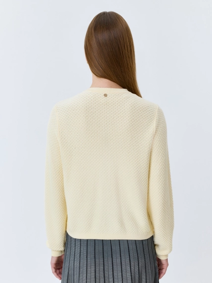 Вязаный кардиган из смесового района