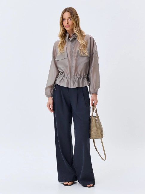 Широкие брюки из тенселя