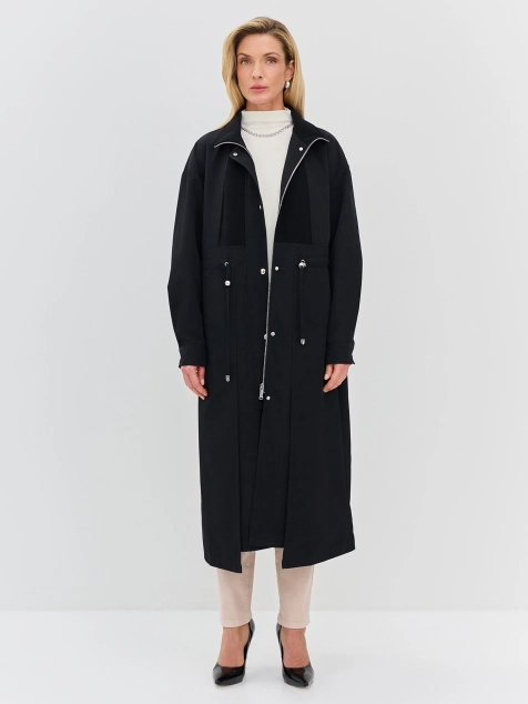 Плащ из хлопка в спортивном стиле