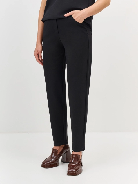 Брюки из утепленного джерси