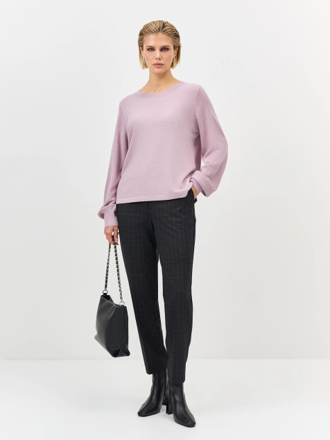 Джемпер с объемными рукавами